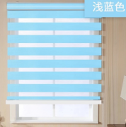 雙層柔紗百葉遮光卷簾-佛山窗簾工廠(chǎng)定做